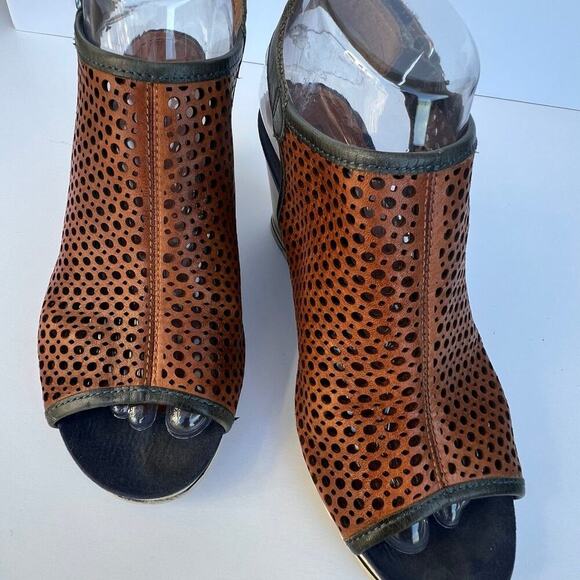 PIKOLINOS 38 (7 1/2) women’s sandals, leather, wedge heel - Picture 7 of 11